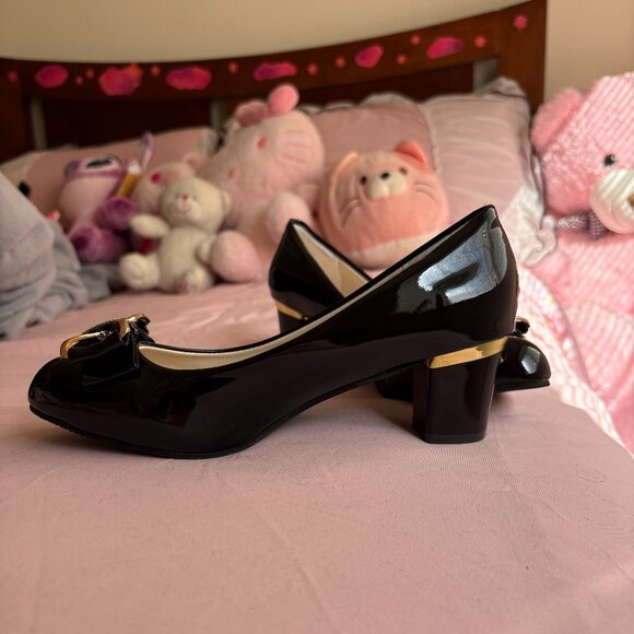 Black Patent Leather Heels - Size 39 (US 9) - Brand New - Picture 4 of 6